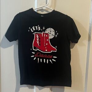 Kids Black Bowie Inspired Shirt - 5T